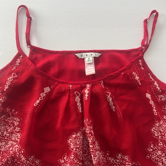 CAbi red cami top size small - Picture 4 of 8